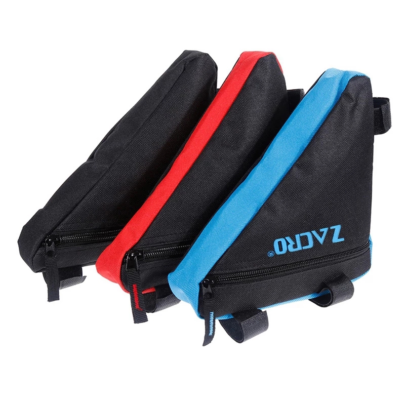2021 High quality Bike Bicycle Cycling Bag Front Tube Frame Phone Waterproof Bicycle Bags Triangle Pouch Frame Holder