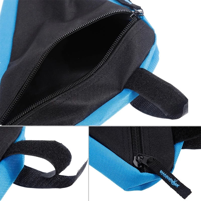 2021 High quality Bike Bicycle Cycling Bag Front Tube Frame Phone Waterproof Bicycle Bags Triangle Pouch Frame Holder