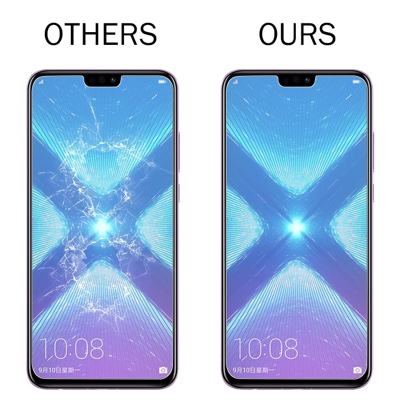 2021 High quality Huawei P20 P30 P40 Lite Screen Protector Glass For Huawei P20 P20 Pro Honor 9 10 Lite Honor 8X 9X