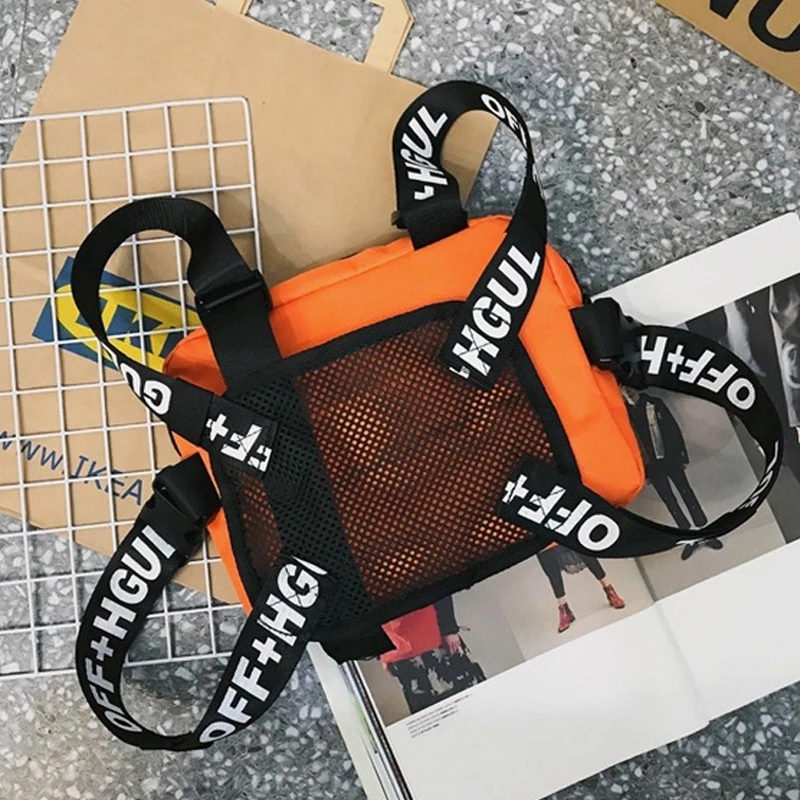 2021 High quality Men Bag Tactical Vest Hip Hop Style Crossbody Chest Bags Packs for Women   Fashion Punck Chest