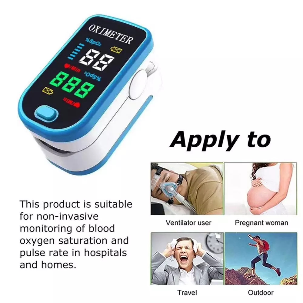 2021 High quality Digital Finger Pulse Oximeter OLED Blood Oxygen Heart Rate Health Diagnostic Monitor Tool