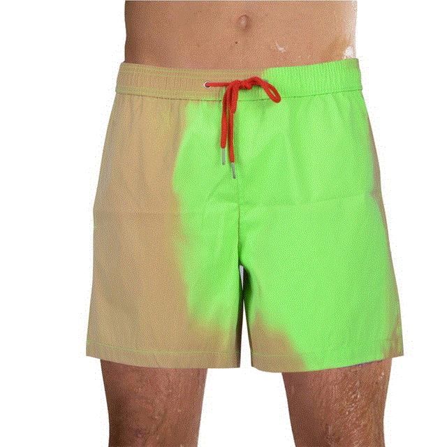 2021 High quality Beach Shorts Men Magical Color Change Swimming Short Trunks Summer Swimsuit Swimwear Shorts
