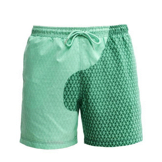 2021 High quality Beach Shorts Men Magical Color Change Swimming Short Trunks Summer Swimsuit Swimwear Shorts