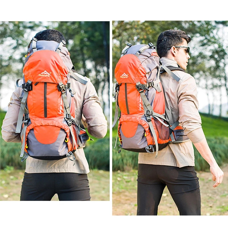 2021 High quality Travel Backpack for Camping Trekking Waterproof Hiking Rucksack Mountaineering Backpack Climbing Bag