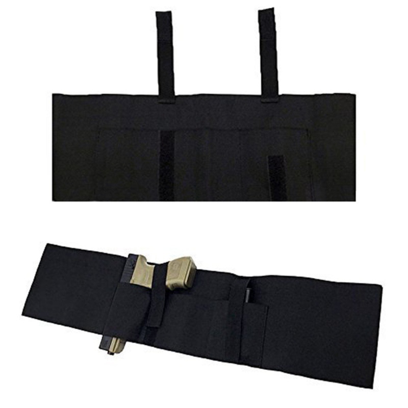 2021 High quality Holster Concealed Carry Pistol Gun Pouch Waist Bag Invisible Elastic Girdle Belt for Outdoor Hunting