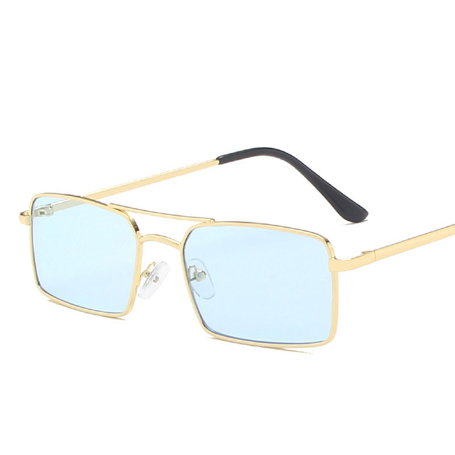 2021 High quality Sunglasses Women Luxury Brand Square Sun Glasses Shades Men Metal Sunglass Goggles