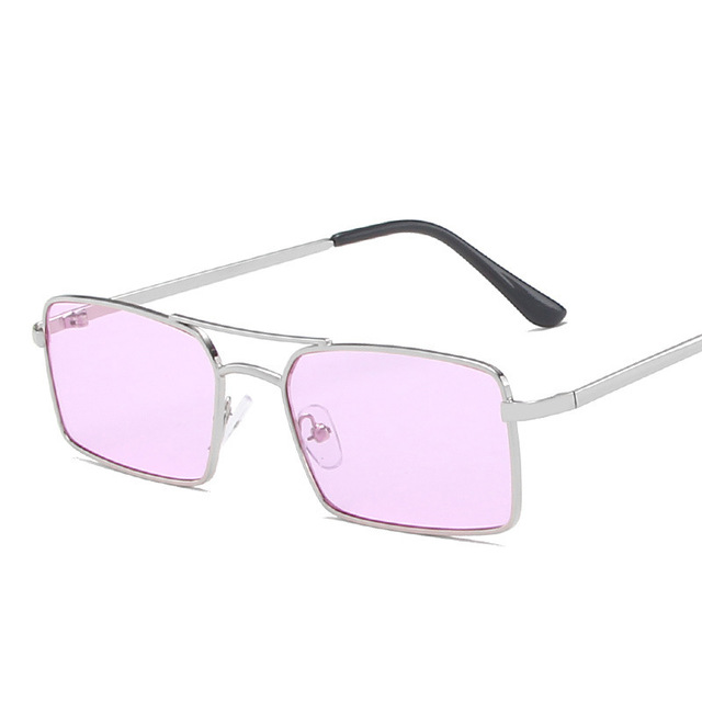 2021 High quality Sunglasses Women Luxury Brand Square Sun Glasses Shades Men Metal Sunglass Goggles