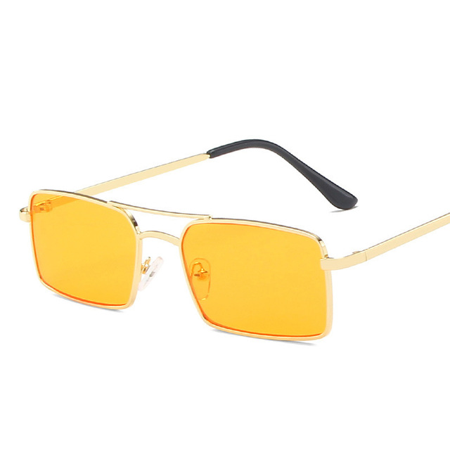 2021 High quality Sunglasses Women Luxury Brand Square Sun Glasses Shades Men Metal Sunglass Goggles