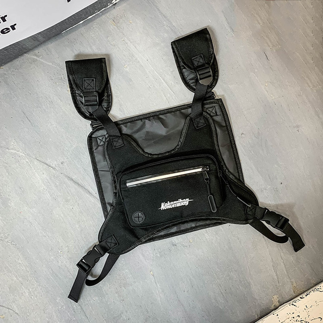 2021 High quality Chest Pack Chest Rig Bag Hip Hop Streetwear Women Waist Packs Adjustable
