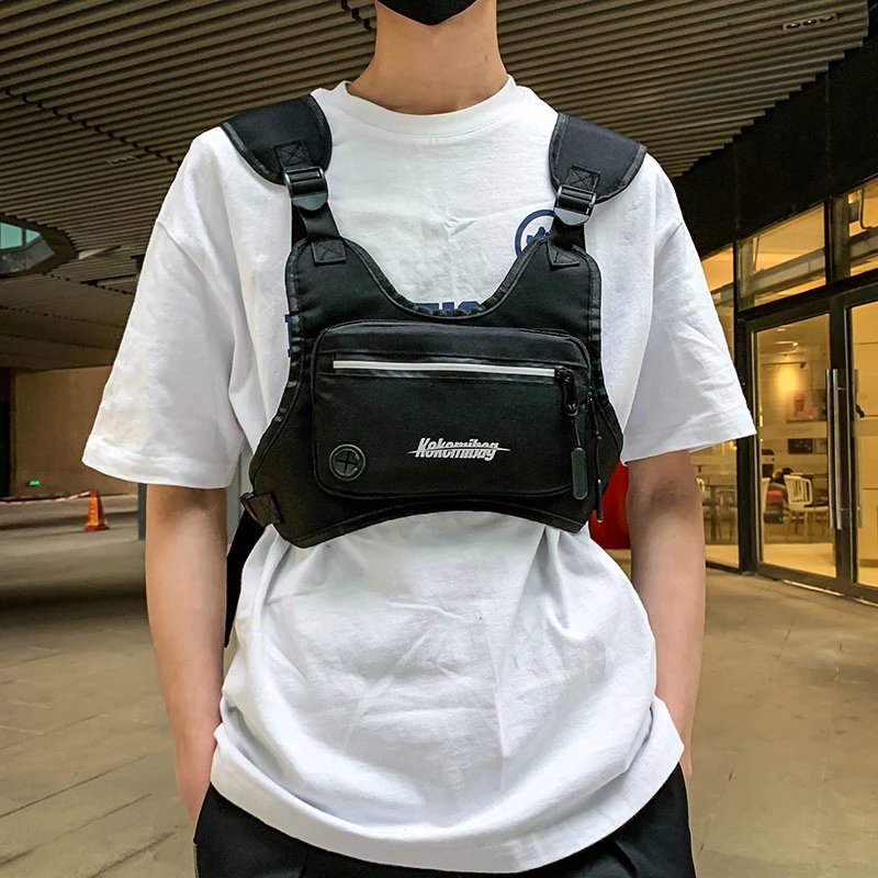 2021 High quality Chest Pack Chest Rig Bag Hip Hop Streetwear Women Waist Packs Adjustable
