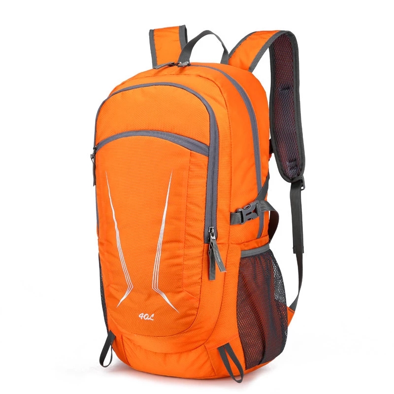 40L Climbing Bag Nylon Material Waterproof 6 Color Outdoor Sports Lightweight Travel Backpack