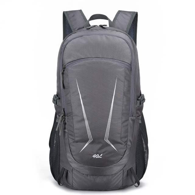 40L Climbing Bag Nylon Material Waterproof 6 Color Outdoor Sports Lightweight Travel Backpack