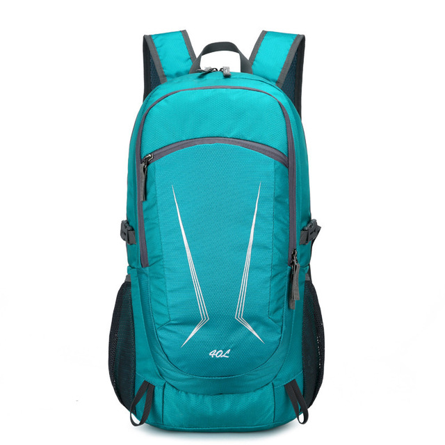 40L Climbing Bag Nylon Material Waterproof 6 Color Outdoor Sports Lightweight Travel Backpack