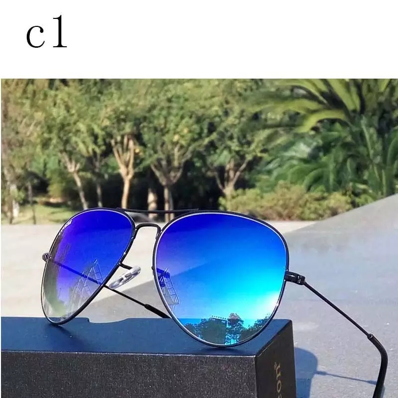 2021 High quality new fashion glass sunglasses man driving sunglasses ladies retro glasses