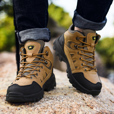 2021 High quality Men Trekking Shoes Outdoor Tactical Boots Sports Sneakers Men