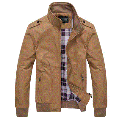 2021 High quality Casual Coats Solid Color Mens Sportswear Stand Collar Slim Jackets Male Bomber Jackets 4XL