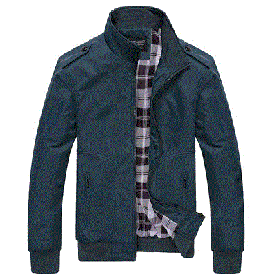 2021 High quality Casual Coats Solid Color Mens Sportswear Stand Collar Slim Jackets Male Bomber Jackets 4XL