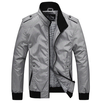 2021 High quality Casual Coats Solid Color Mens Sportswear Stand Collar Slim Jackets Male Bomber Jackets 4XL
