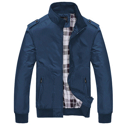 2021 High quality Casual Coats Solid Color Mens Sportswear Stand Collar Slim Jackets Male Bomber Jackets 4XL