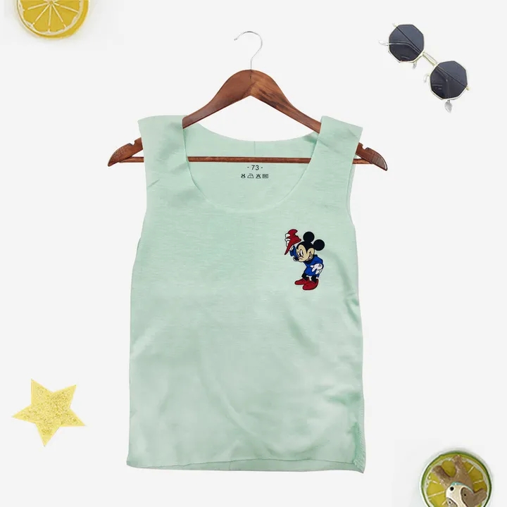 2021 High quality Hot Sale Fashion Undershirt Camisole Kids Underwear For Girls Summer Solid Cotton Toddler Boy Top