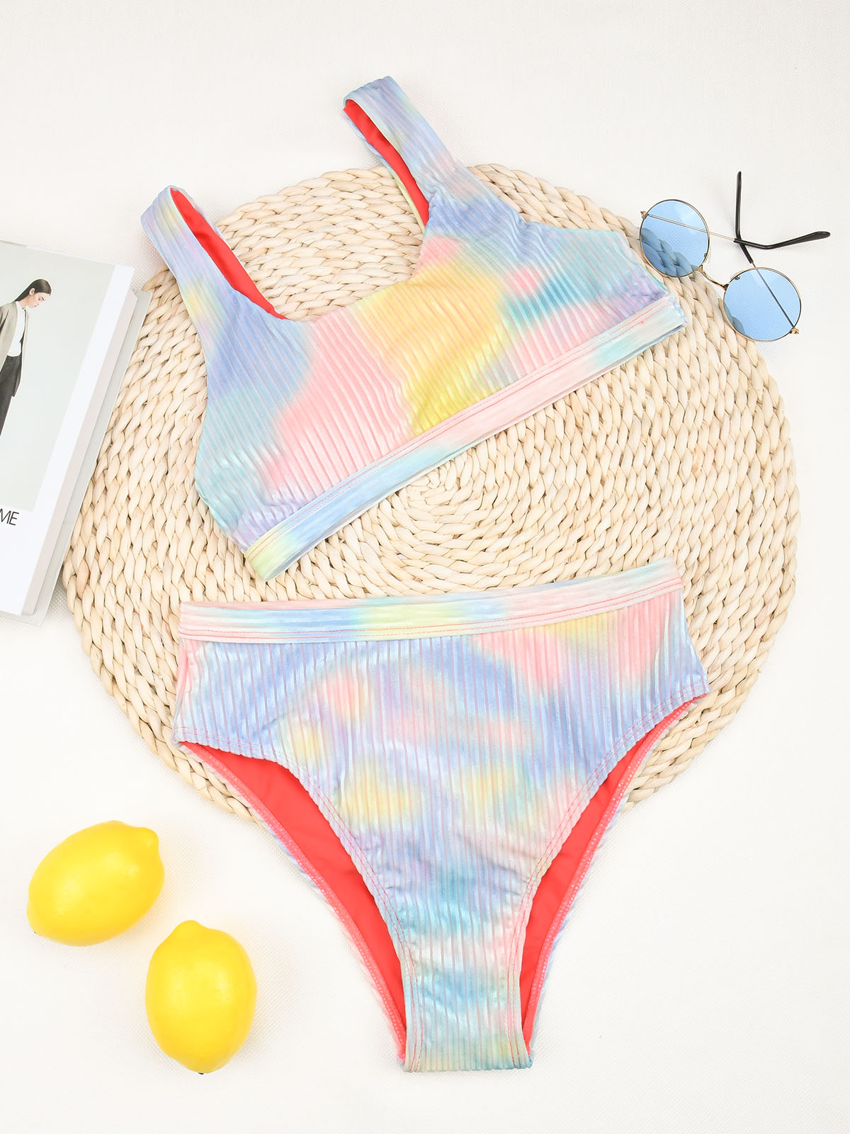 2021 High quality High Waist Bikinis Swimsuit Swimwear Female Brazilian Bikini set Biquini Bathing Suit Women