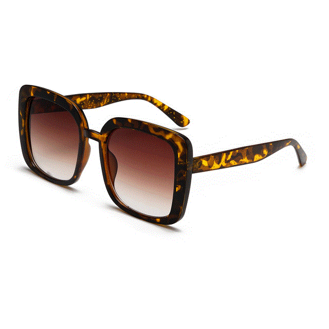 2021 High quality Butterfly Retro Women Sunglasses Hot Style Ladies Summer Leopard Vintage Big Sun Glasses