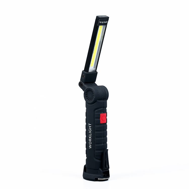 2021 High quality Portable COB Flashlight Torch USB Rechargeable LED Work Light Magnetic For Outdoor Camping