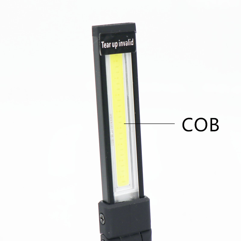 2021 High quality Portable COB Flashlight Torch USB Rechargeable LED Work Light Magnetic For Outdoor Camping
