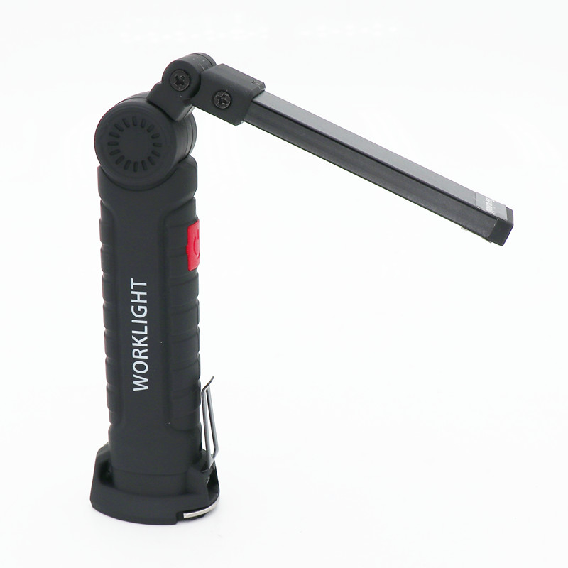 2021 High quality Portable COB Flashlight Torch USB Rechargeable LED Work Light Magnetic For Outdoor Camping