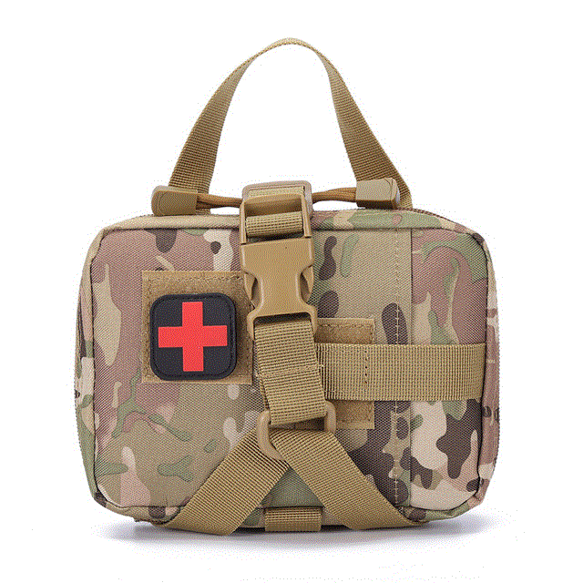 2021 High quality New Outdoor Travel First Aid Kit Survival Kit Camping Equipment Camouflage Bag Medical Supplies