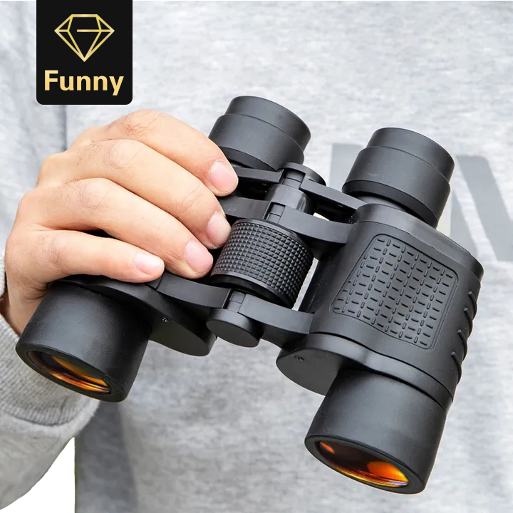 2021 High quality Binoculars 80X80HD High Power Telescope Optical Glass lens Low light night vision