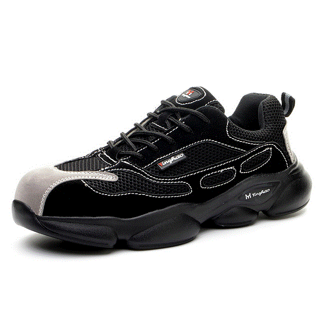 2021 High quality lightweight steel toecap men safety shoes women work outdoor breathable male female shoes plus size