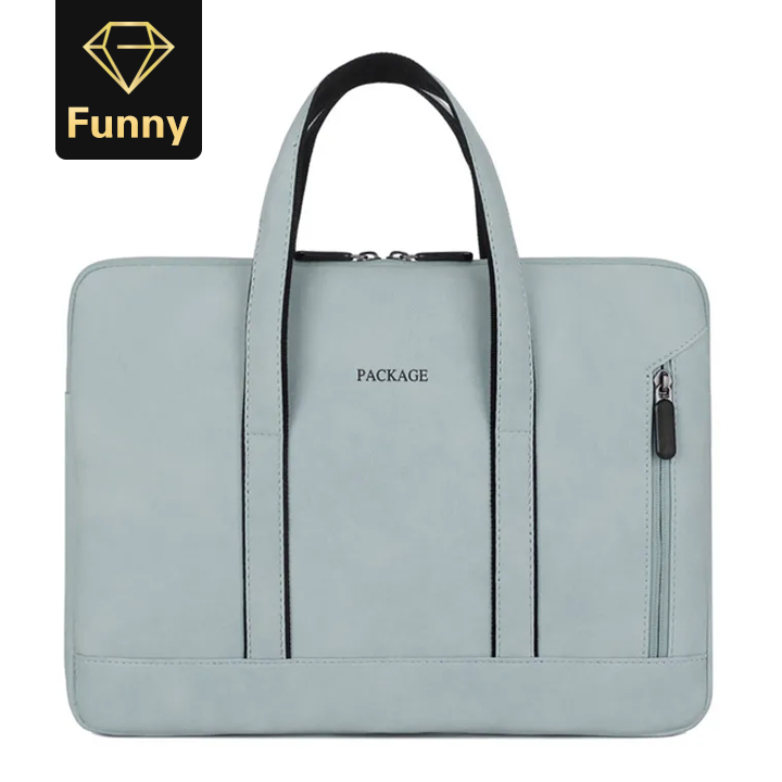 2021 High quality Bag For Macbook 15.6 Inch Notebook Pouch Laptop Women Men Waterproof Leather Briefcase