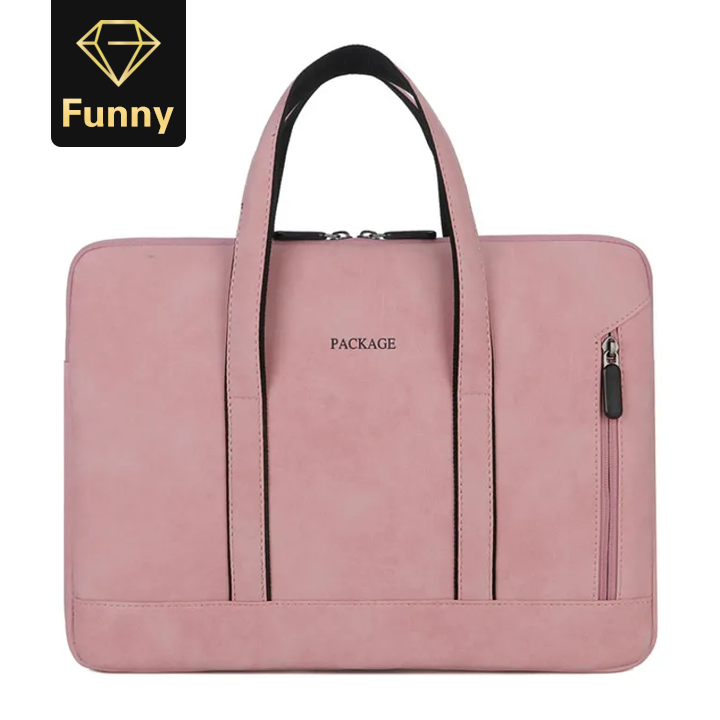 2021 High quality Bag For Macbook 15.6 Inch Notebook Pouch Laptop Women Men Waterproof Leather Briefcase
