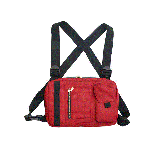 2021 High quality Three Pockets Large Space Chest Rig Multifunction Nylon Chest Bag For Men Fashion Chest Utility Bags