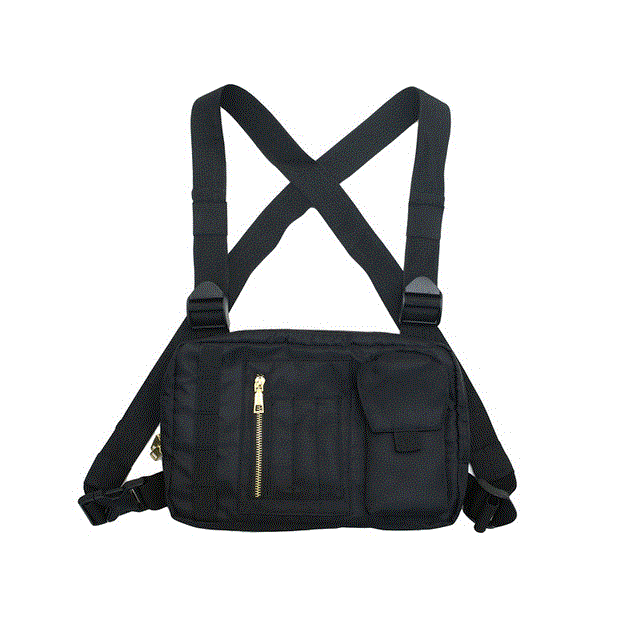 2021 High quality Three Pockets Large Space Chest Rig Multifunction Nylon Chest Bag For Men Fashion Chest Utility Bags