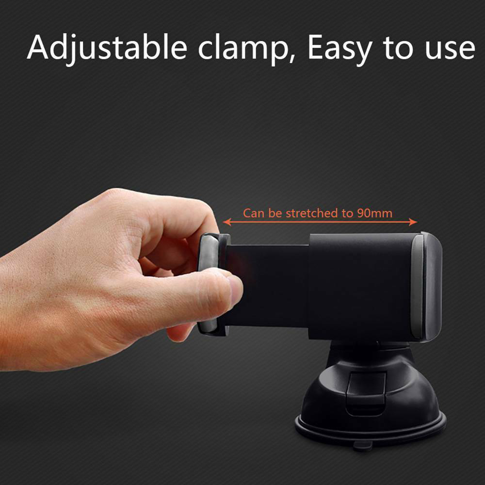 2021 High quality Universal Car Mobile Phone Holder 360 Degrees Rotation Dashboard Suction Mount For phone Car Bracket