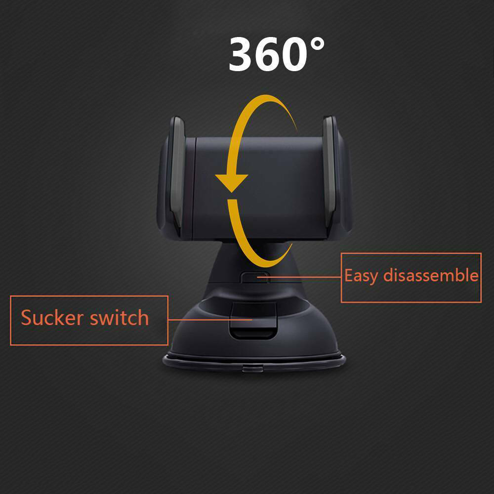 2021 High quality Universal Car Mobile Phone Holder 360 Degrees Rotation Dashboard Suction Mount For phone Car Bracket