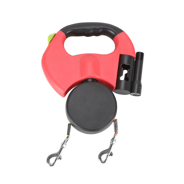 2021 High quality 360 Degree Double Head Traction Rope Dog Universal Automatic Retractable Outdoor Solid Supply 3 M