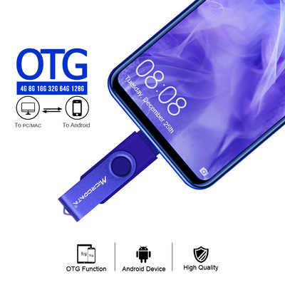 2021 High quality New USB 2.0 USB Flash Drive OTG flash drive 128GB 64GB 32GB USB Stick 2 in 1 Computer cell phone USB