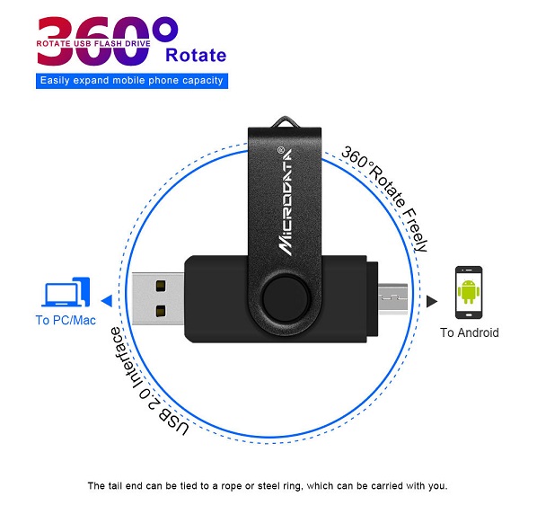 2021 High quality New USB 2.0 USB Flash Drive OTG flash drive 128GB 64GB 32GB USB Stick 2 in 1 Computer cell phone USB
