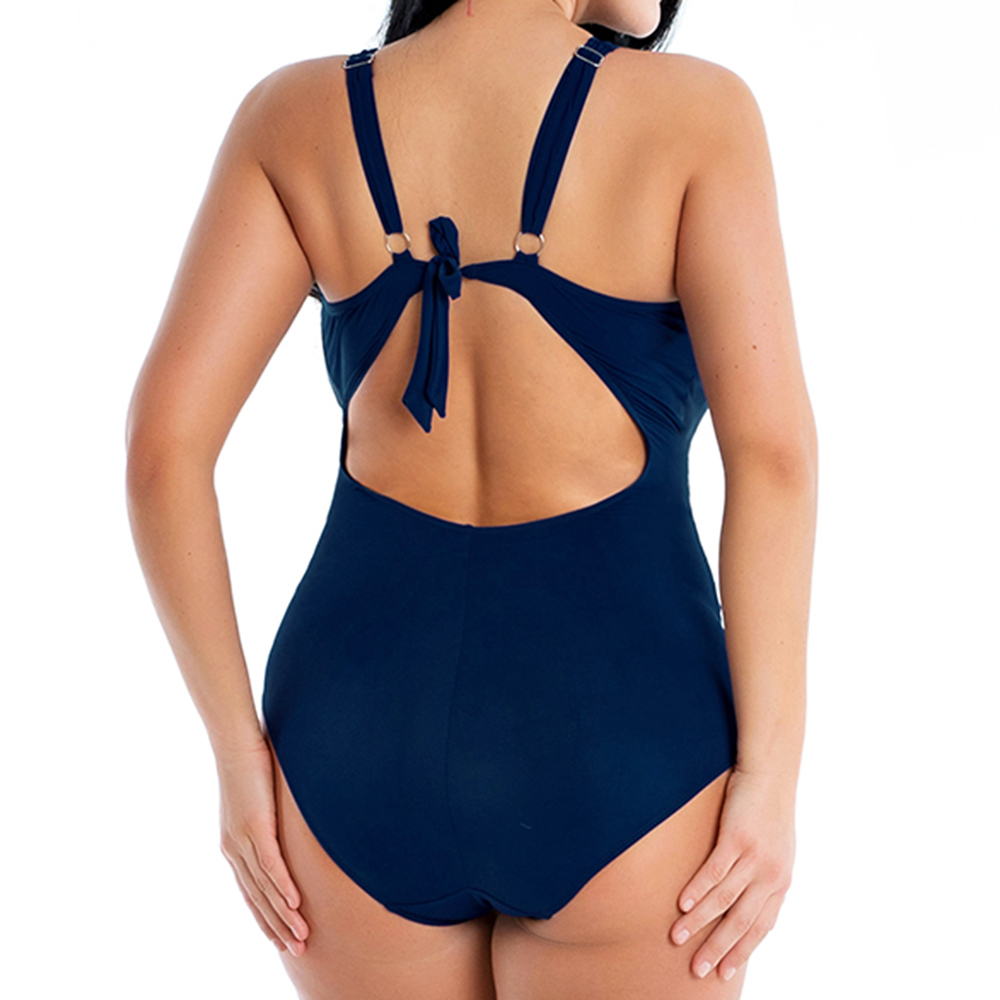 2021 High quality One Piece Swimsuit Large Size Solid Push Up One-piece Suits Swimwear Women Bathing Suit Beachwear