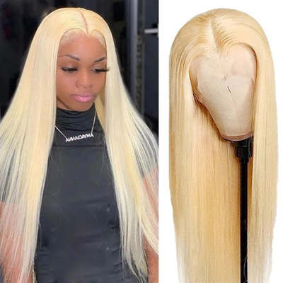 Hot Sale Fashionistas Wigs Women light blonde medium part long straight hair Wigs with no lace