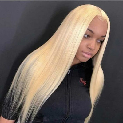 Hot Sale Fashionistas Wigs Women light blonde medium part long straight hair Wigs with no lace