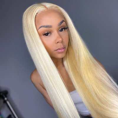 Hot Sale Fashionistas Wigs Women light blonde medium part long straight hair Wigs with no lace