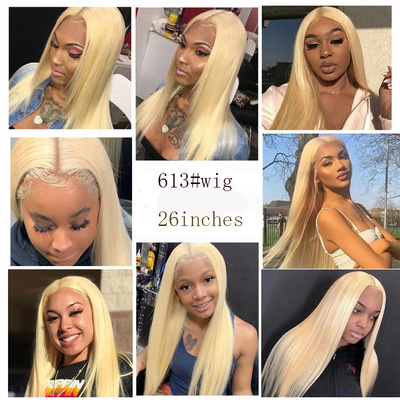 Hot Sale Fashionistas Wigs Women light blonde medium part long straight hair Wigs with no lace