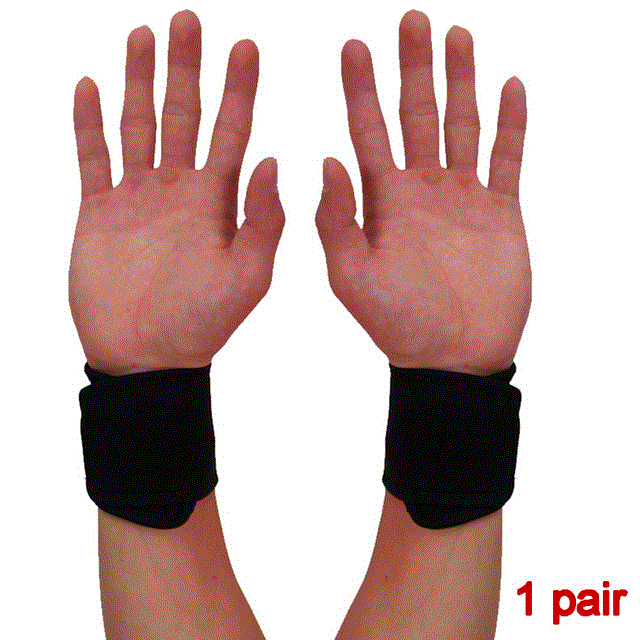 1 Pair Soft Breathable Comfortable Wrist Brace Basketball Adjustable Outdoor Athletic Wrist Brace