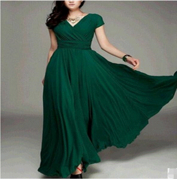 2021 High quality Summer Sexy Deep V-Neck Draped Maxi Dress Women Short Sleeve Party Dress Female Elegant Long dress