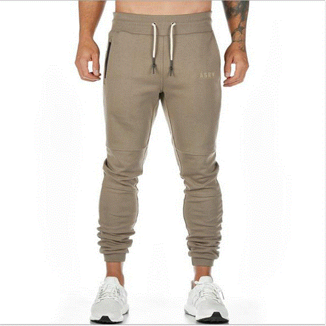 2021 High quality Mens Casual Pants Fitness Men Sportswear Tracksuit Bottoms Skinny Sweatpants Trousers Track Pants