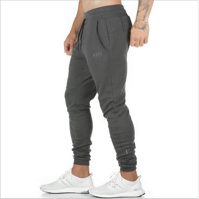 2021 High quality Mens Casual Pants Fitness Men Sportswear Tracksuit Bottoms Skinny Sweatpants Trousers Track Pants